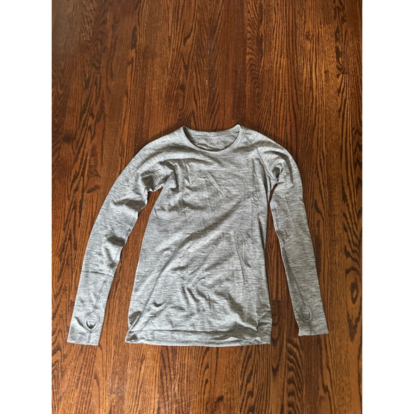 Lululemon Tops - Women's Lululemon Heather Grey Long Sleeve Tee S